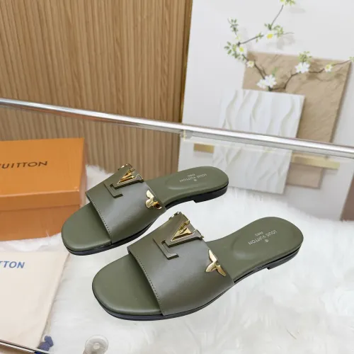 Wholesale Louis Vuitton Slippers For Women #1409357 $85.00 USD, Wholesale Quality Replica Louis Vuitton Slippers
