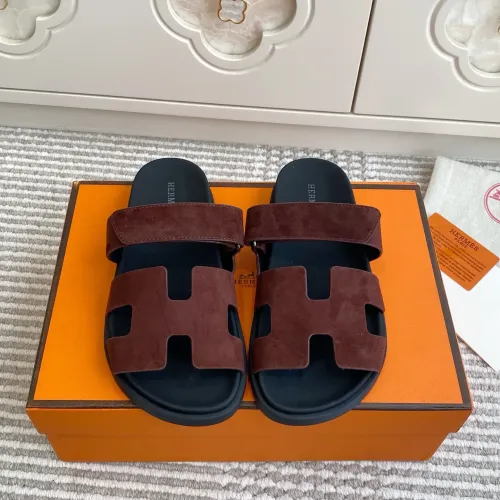 Wholesale Hermes Slippers For Men #1409372 $98.00 USD, Wholesale Quality Replica Hermes Slippers