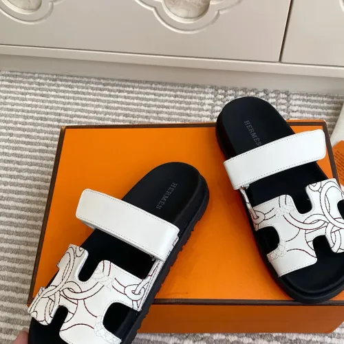 Replica Hermes Slippers For Men #1409374 $98.00 USD for Wholesale