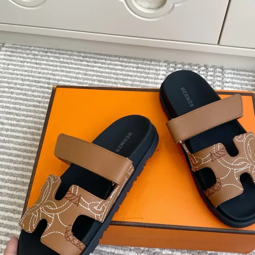 Replica Hermes Slippers For Women #1409375 $98.00 USD for Wholesale