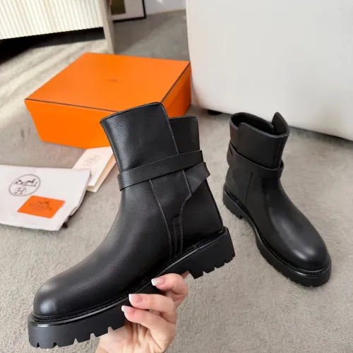 Replica Hermes Boots For Women #1409379 $118.00 USD for Wholesale