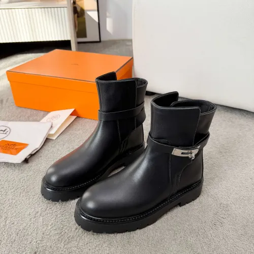 Replica Hermes Boots For Women #1409379 $118.00 USD for Wholesale