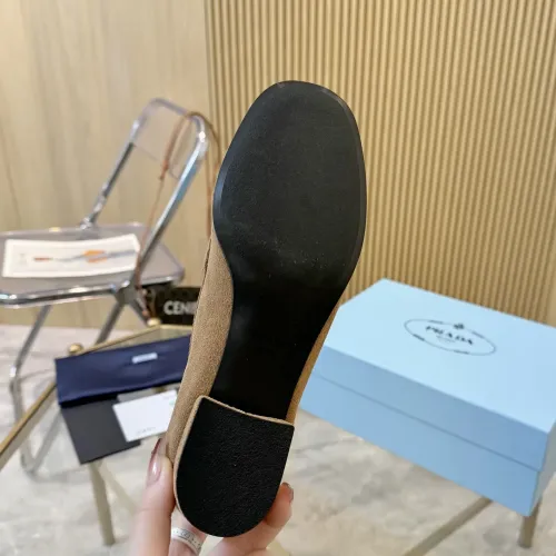 Replica Prada Leather Shoes For Women #1409384 $102.00 USD for Wholesale