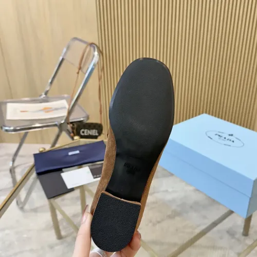 Replica Prada Leather Shoes For Women #1409385 $102.00 USD for Wholesale