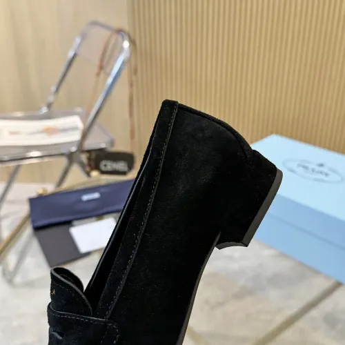 Replica Prada Leather Shoes For Women #1409387 $102.00 USD for Wholesale