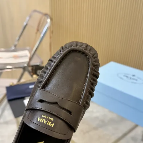 Replica Prada Leather Shoes For Women #1409388 $102.00 USD for Wholesale