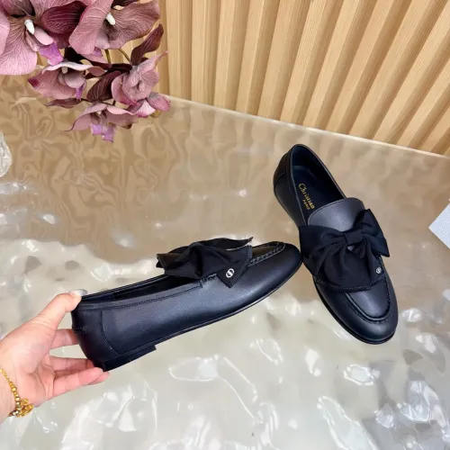 Wholesale Christian Dior Leather Shoes For Women #1409392 $115.00 USD, Wholesale Quality Replica Christian Dior Leather Shoes