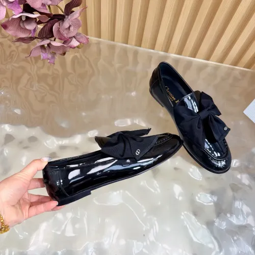 Wholesale Christian Dior Leather Shoes For Women #1409393 $115.00 USD, Wholesale Quality Replica Christian Dior Leather Shoes