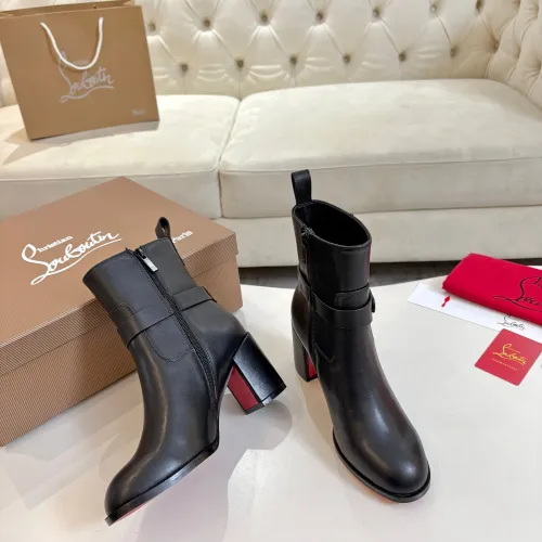 Replica Christian Louboutin Boots For Women #1409402 $115.00 USD for Wholesale