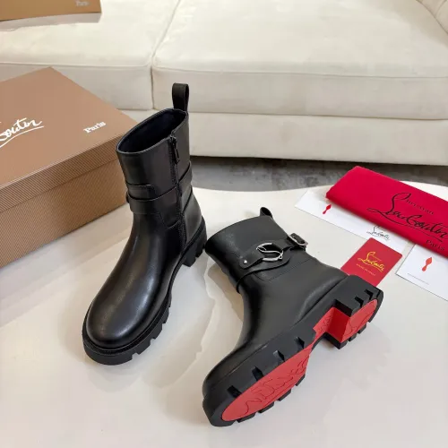 Replica Christian Louboutin Boots For Women #1409403 $115.00 USD for Wholesale
