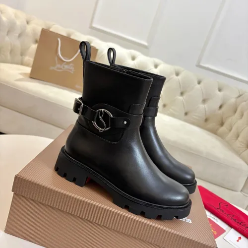 Replica Christian Louboutin Boots For Women #1409403 $115.00 USD for Wholesale