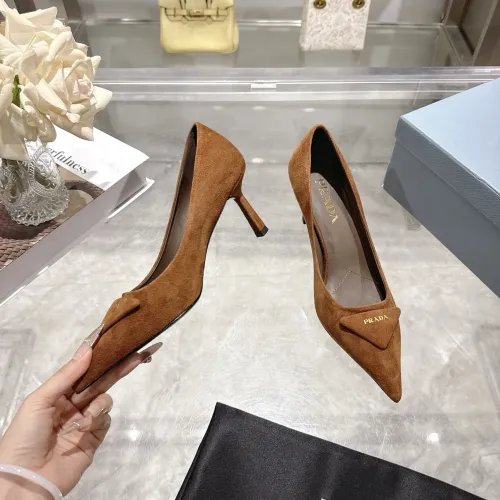 Replica Prada High-heeled Shoes For Women #1409410 $108.00 USD for Wholesale