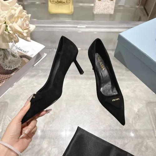 Replica Prada High-heeled Shoes For Women #1409413 $108.00 USD for Wholesale