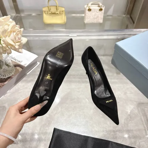 Replica Prada High-heeled Shoes For Women #1409413 $108.00 USD for Wholesale