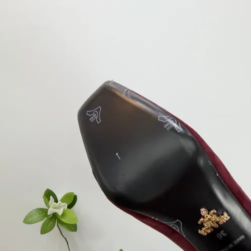 Replica Prada High-heeled Shoes For Women #1409439 $102.00 USD for Wholesale