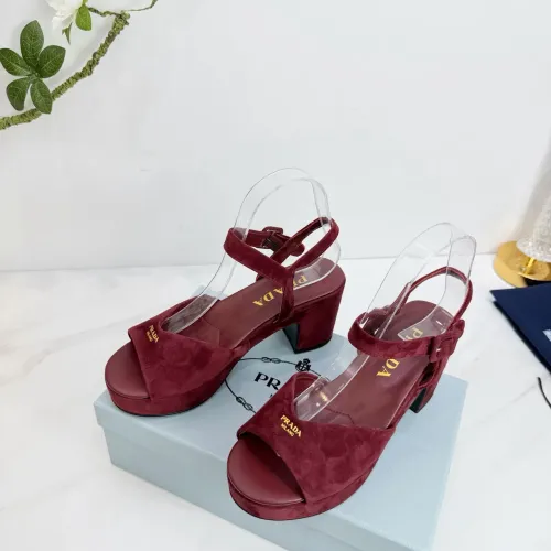 Replica Prada Sandal For Women #1409468 $105.00 USD for Wholesale