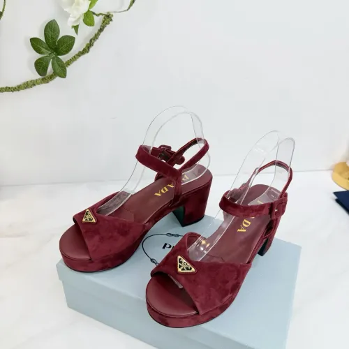 Replica Prada Sandal For Women #1409476 $105.00 USD for Wholesale
