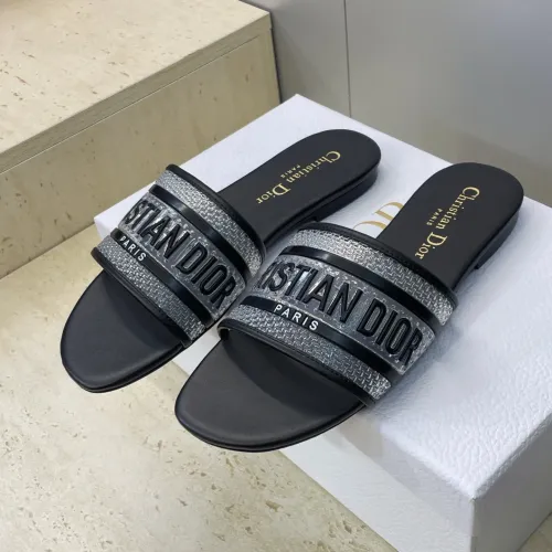 Replica Christian Dior Slippers For Women #1409489 $72.00 USD for Wholesale