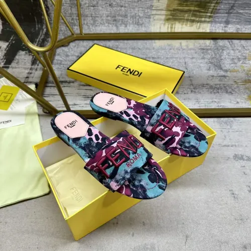 Wholesale Fendi Slippers For Women #1409495 $82.00 USD, Wholesale Quality Replica Fendi Slippers