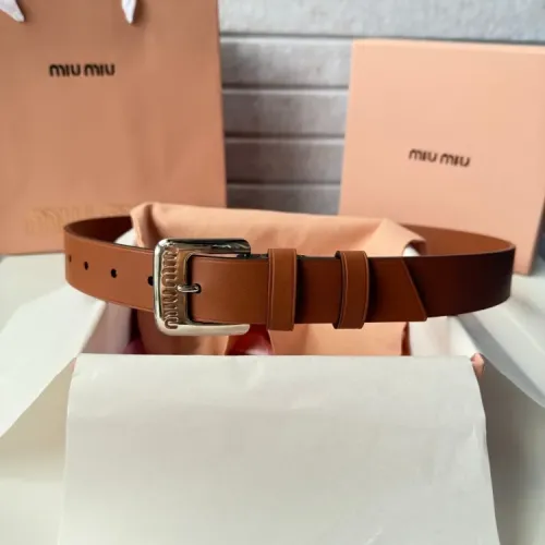 Replica MIU MIU AAA Quality Belts For Women #1409554 $52.00 USD for Wholesale