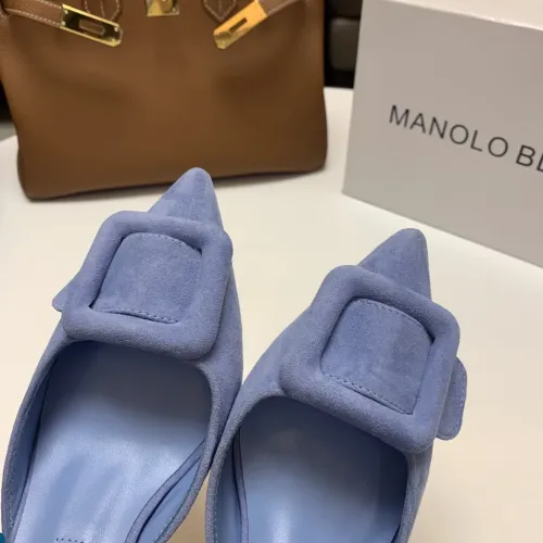 Replica Manolo Blahnik Slippers For Women #1409576 $96.00 USD for Wholesale