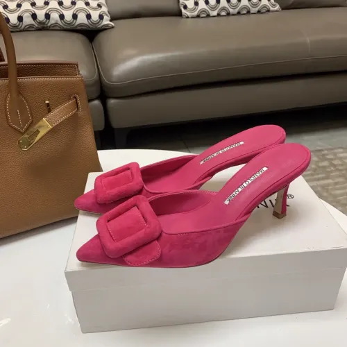 Wholesale Manolo Blahnik Slippers For Women #1409577 $96.00 USD, Wholesale Quality Replica Manolo Blahnik Slippers