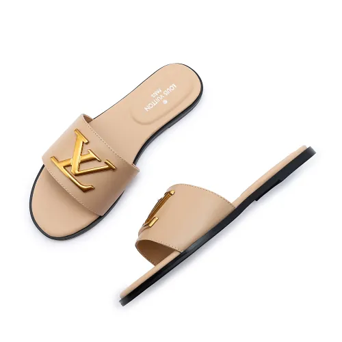 Wholesale Louis Vuitton Slippers For Women #1409626 $85.00 USD, Wholesale Quality Replica Louis Vuitton Slippers