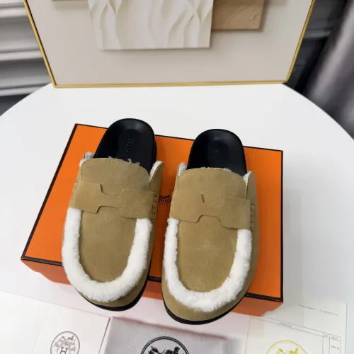 Replica Hermes Slippers For Women #1409632 $96.00 USD for Wholesale