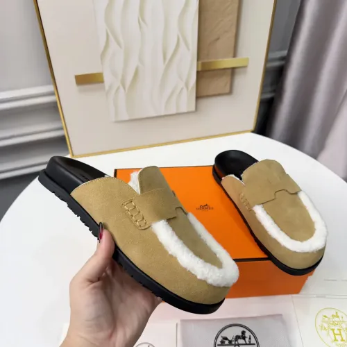 Replica Hermes Slippers For Women #1409632 $96.00 USD for Wholesale