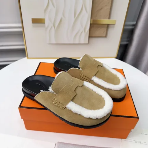 Replica Hermes Slippers For Men #1409633 $96.00 USD for Wholesale