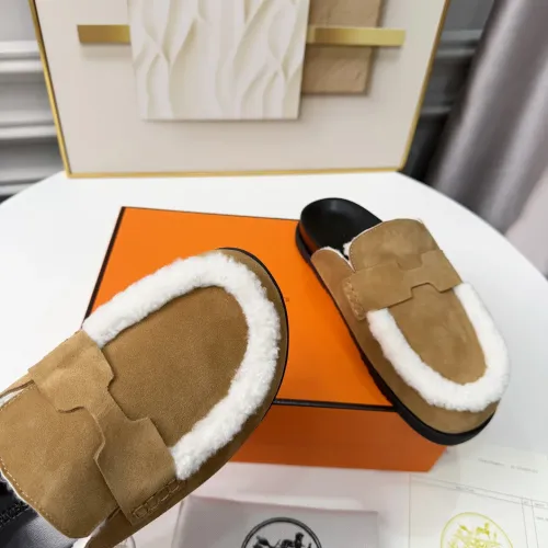 Replica Hermes Slippers For Women #1409634 $96.00 USD for Wholesale