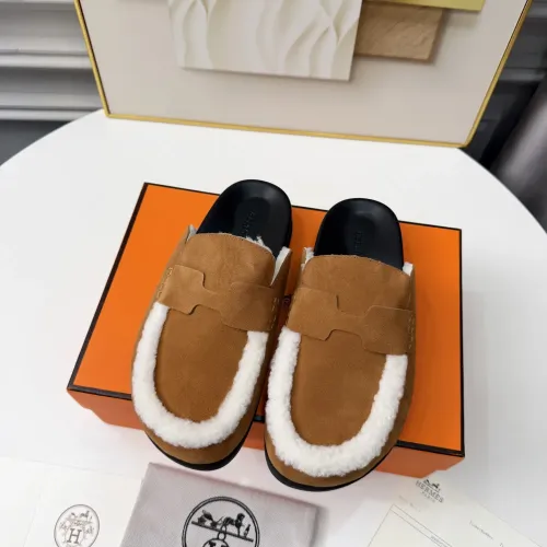 Replica Hermes Slippers For Women #1409636 $96.00 USD for Wholesale