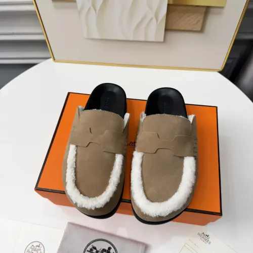Replica Hermes Slippers For Men #1409639 $96.00 USD for Wholesale