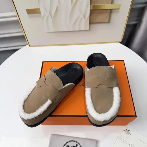Replica Hermes Slippers For Men #1409639 $96.00 USD for Wholesale