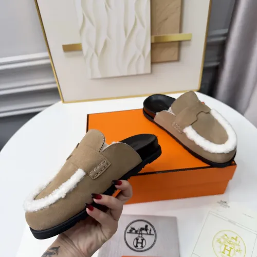 Replica Hermes Slippers For Men #1409639 $96.00 USD for Wholesale