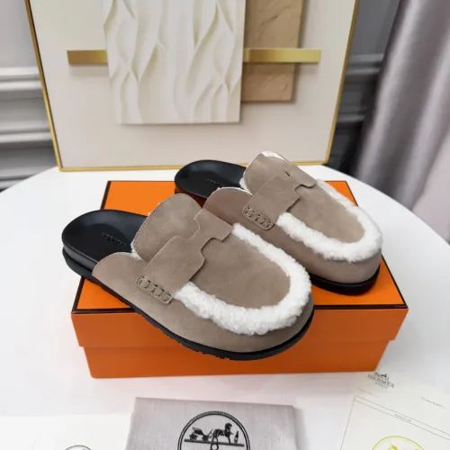 Replica Hermes Slippers For Men #1409641 $96.00 USD for Wholesale