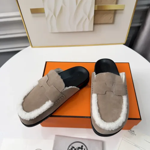Replica Hermes Slippers For Men #1409641 $96.00 USD for Wholesale