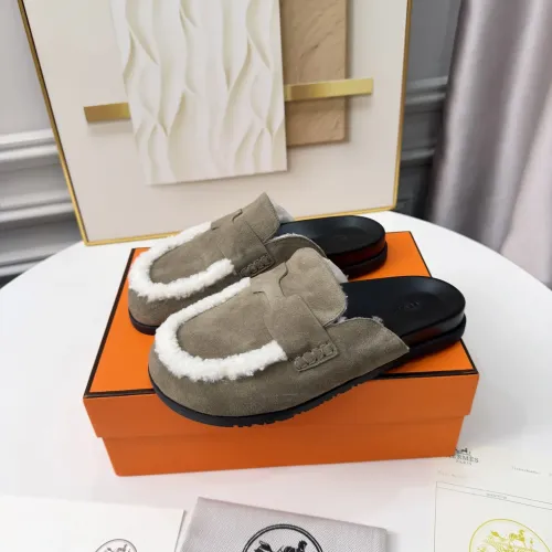 Wholesale Hermes Slippers For Women #1409642 $96.00 USD, Wholesale Quality Replica Hermes Slippers