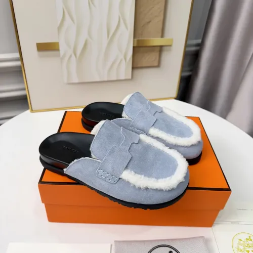Replica Hermes Slippers For Women #1409646 $96.00 USD for Wholesale