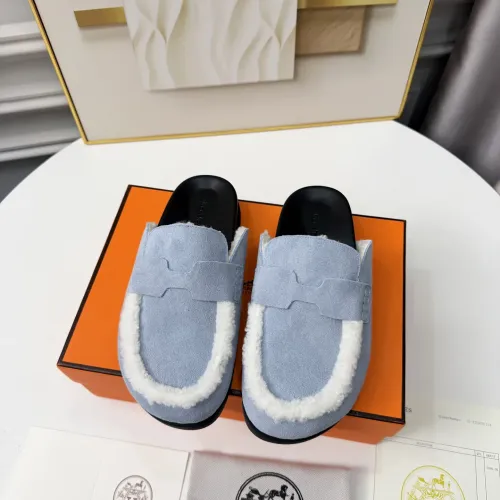 Replica Hermes Slippers For Women #1409646 $96.00 USD for Wholesale