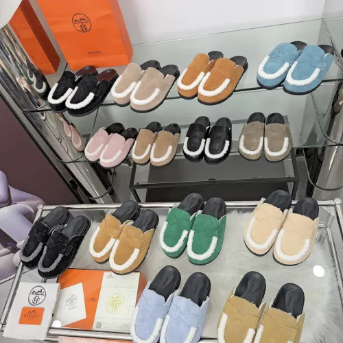 Replica Hermes Slippers For Men #1409647 $96.00 USD for Wholesale