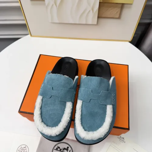 Replica Hermes Slippers For Men #1409649 $96.00 USD for Wholesale