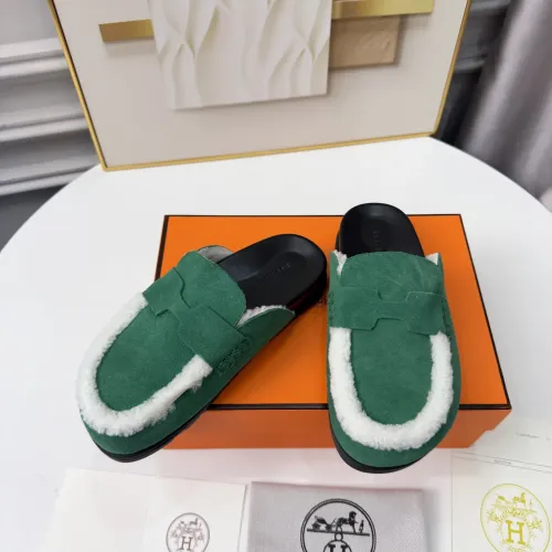 Replica Hermes Slippers For Men #1409651 $96.00 USD for Wholesale