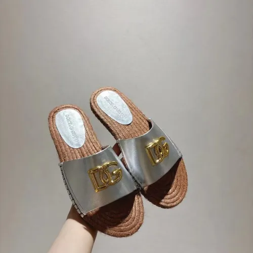 Wholesale Dolce &amp; Gabbana D&amp;G Slippers For Women #1409659 $88.00 USD, Wholesale Quality Replica Dolce &amp; Gabbana D&amp;G Slippers