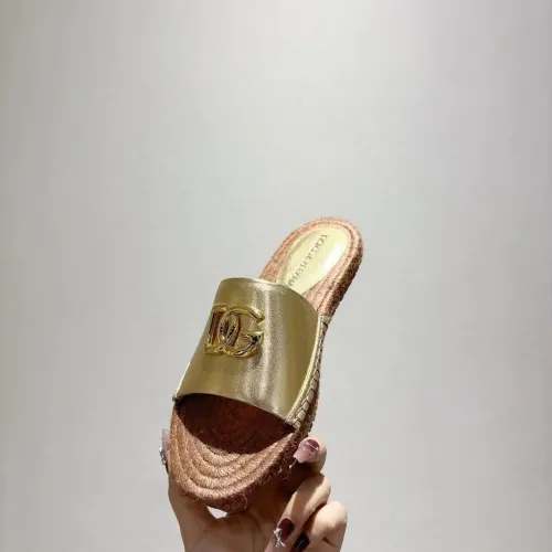 Replica Dolce & Gabbana D&G Slippers For Women #1409660 $88.00 USD for Wholesale