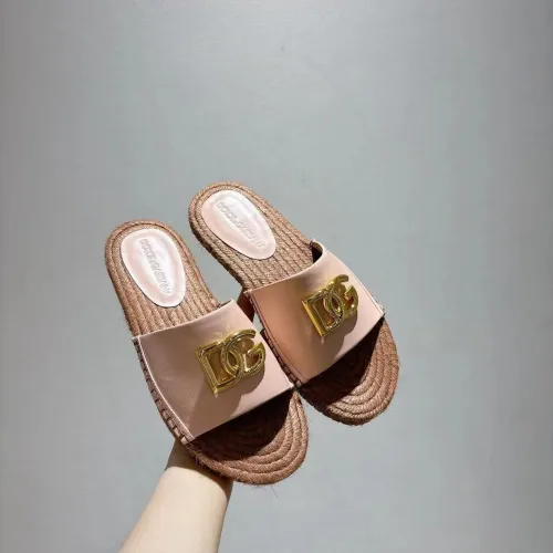 Wholesale Dolce &amp; Gabbana D&amp;G Slippers For Women #1409662 $88.00 USD, Wholesale Quality Replica Dolce &amp; Gabbana D&amp;G Slippers