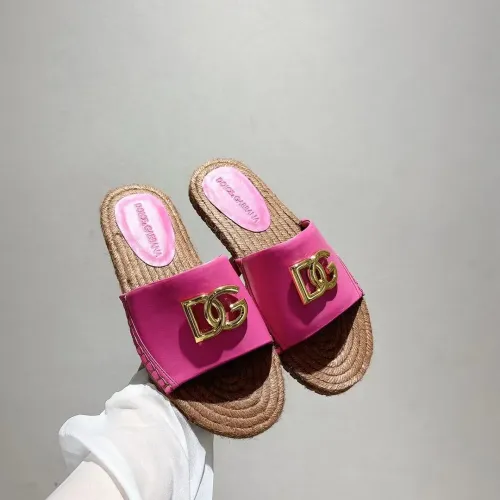 Wholesale Dolce &amp; Gabbana D&amp;G Slippers For Women #1409663 $88.00 USD, Wholesale Quality Replica Dolce &amp; Gabbana D&amp;G Slippers