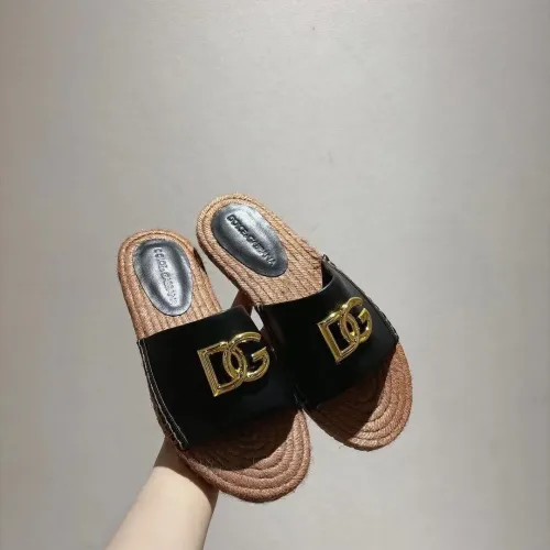 Wholesale Dolce &amp; Gabbana D&amp;G Slippers For Women #1409666 $88.00 USD, Wholesale Quality Replica Dolce &amp; Gabbana D&amp;G Slippers