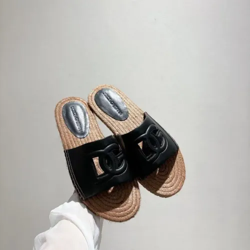 Wholesale Dolce &amp; Gabbana D&amp;G Slippers For Women #1409667 $88.00 USD, Wholesale Quality Replica Dolce &amp; Gabbana D&amp;G Slippers