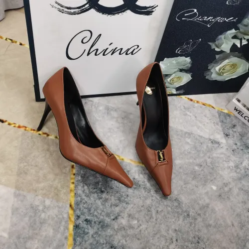 Wholesale Yves Saint Laurent YSL High-Heeled Shoes For Women #1409759 $118.00 USD, Wholesale Quality Replica Yves Saint Laurent YSL High-Heeled Shoes